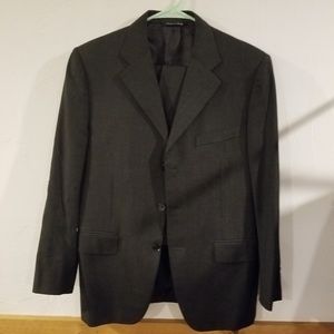 CANALI Charcoal Gray suit, Made in Italy, Wool